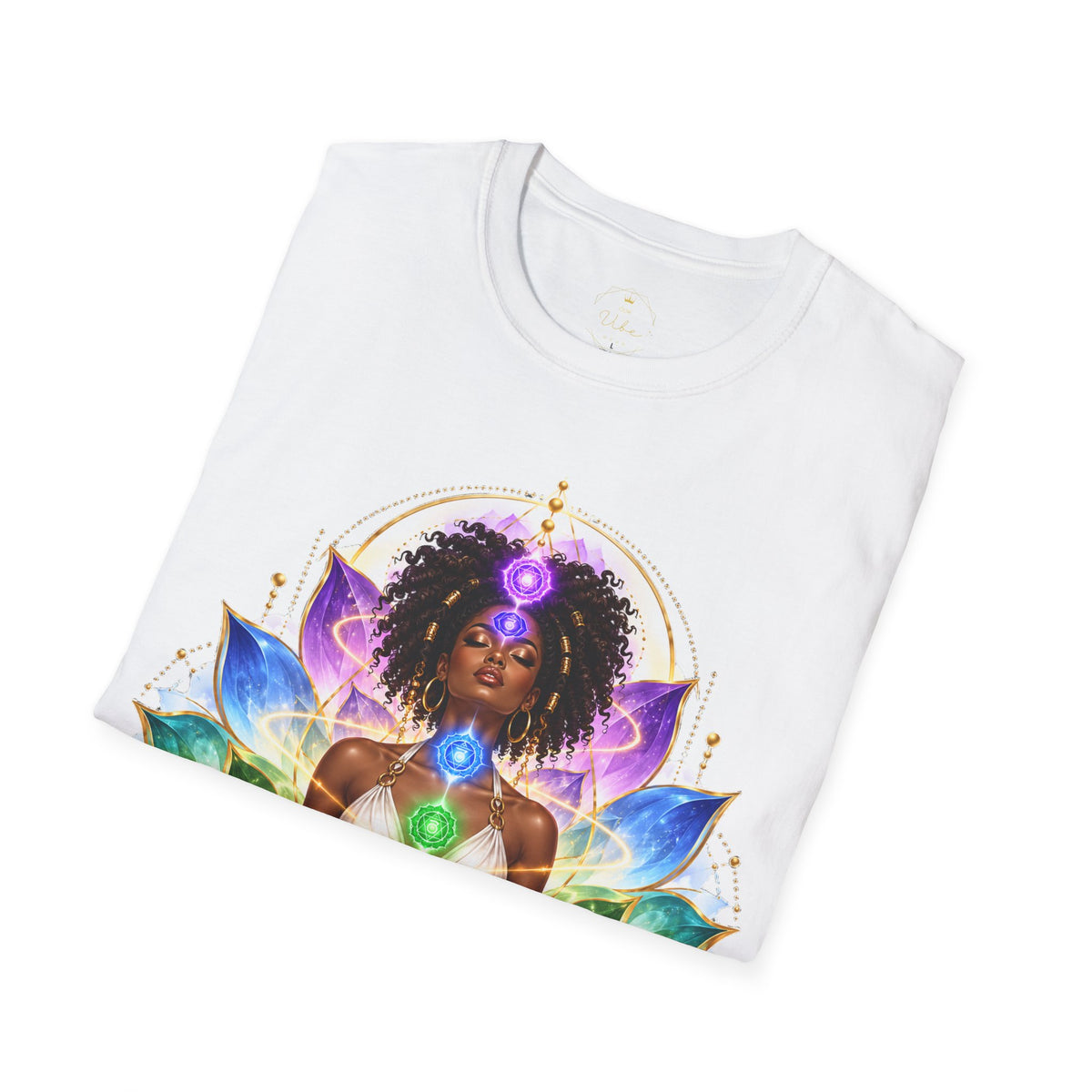 Celestial Chakra Alignment (Female) – Gildan 64000 Softstyle T-Shirt