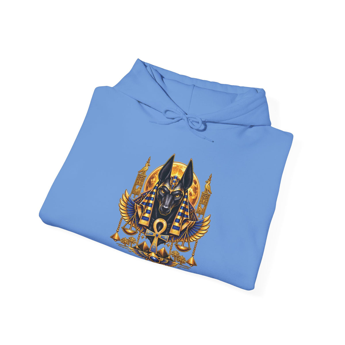 Egyptian Anubis Hoodie –  Gildan 18500 Heavy Blend Hoodie
