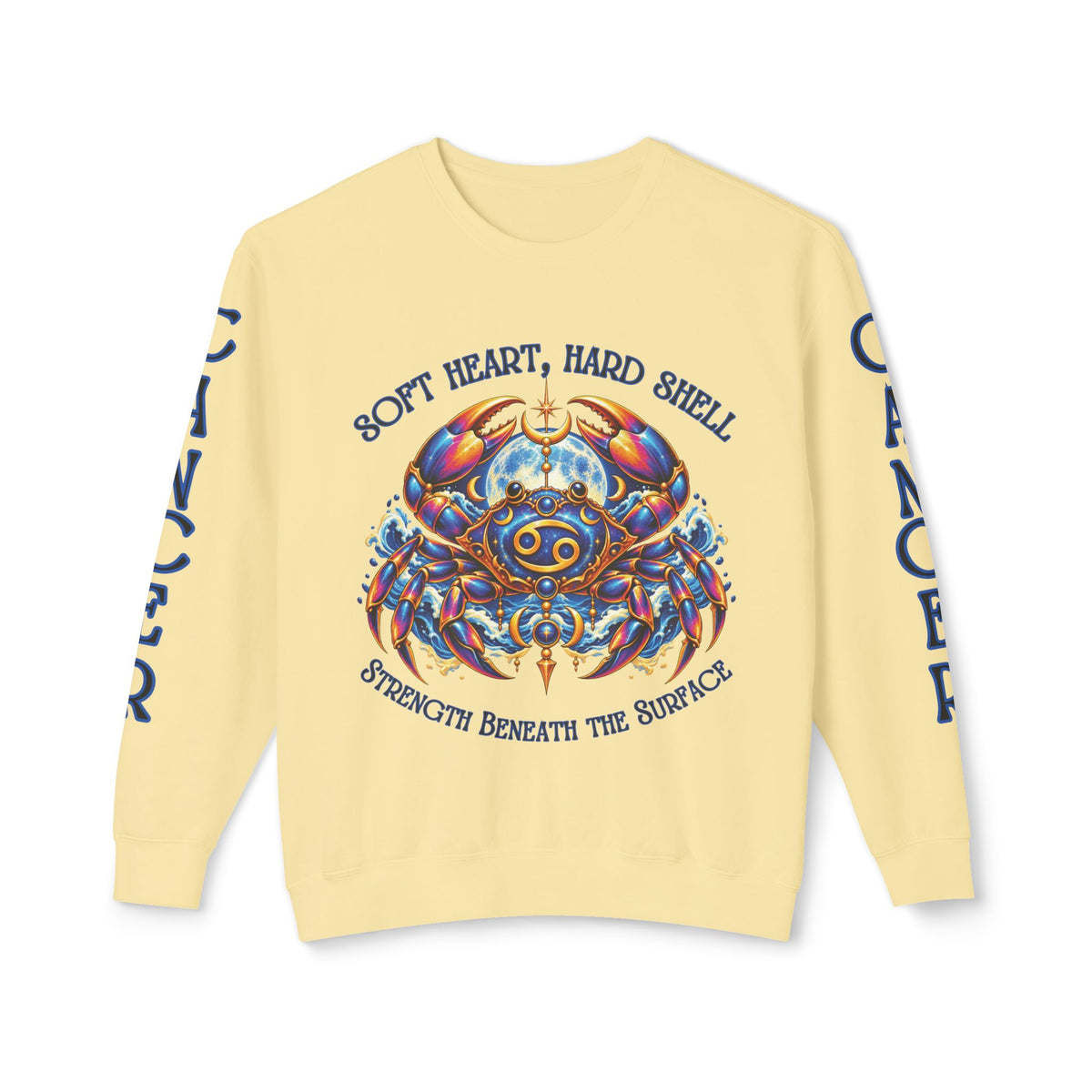 Cancer Zodiac Sweatshirt – Comfort Colors 1466 Crewneck