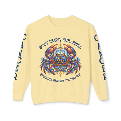 Cancer Zodiac Sweatshirt – Comfort Colors 1466 Crewneck