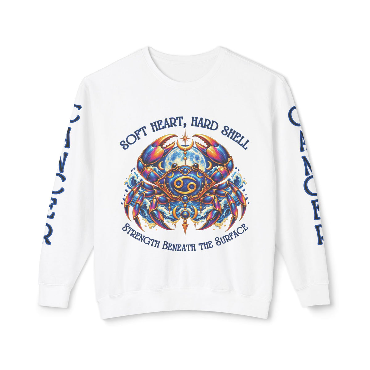 Cancer Zodiac Sweatshirt – Comfort Colors 1466 Crewneck