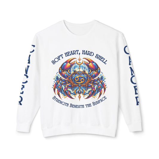 Cancer Zodiac Sweatshirt – Comfort Colors 1466 Crewneck