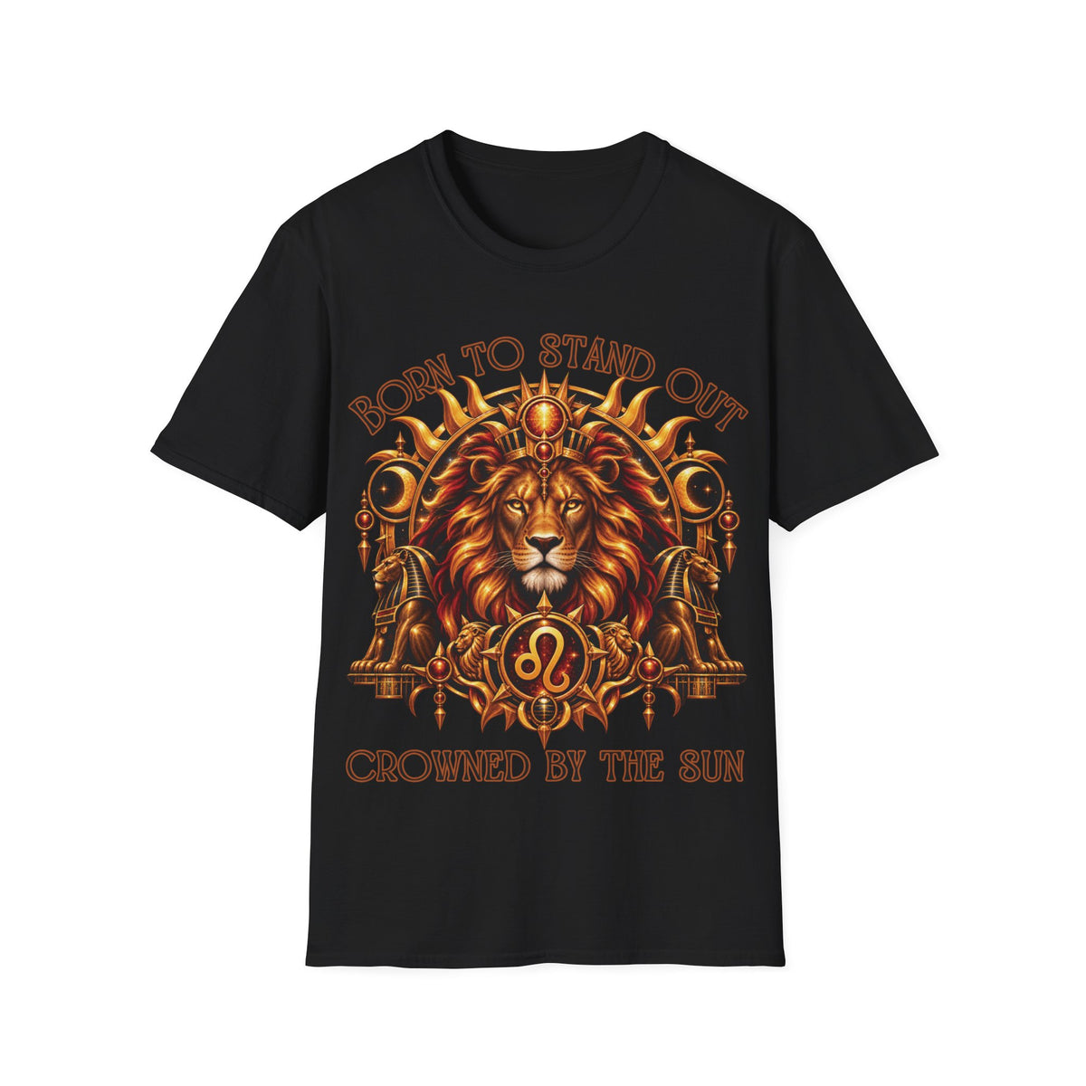 Leo Zodiac T-Shirt – Gildan 64000 Softstyle Tee