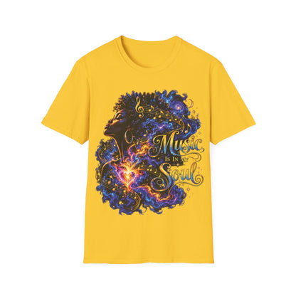 Music Is in My Soul V2 (Female) – Gildan 64000 T-Shirt