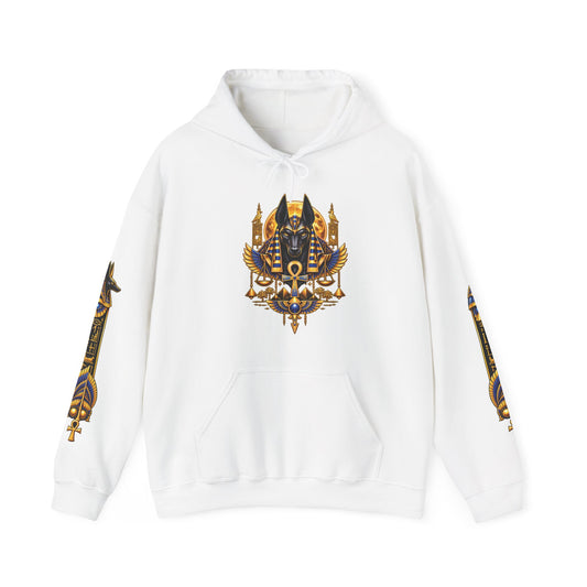 Egyptian Anubis Hoodie –  Gildan 18500 Heavy Blend Hoodie