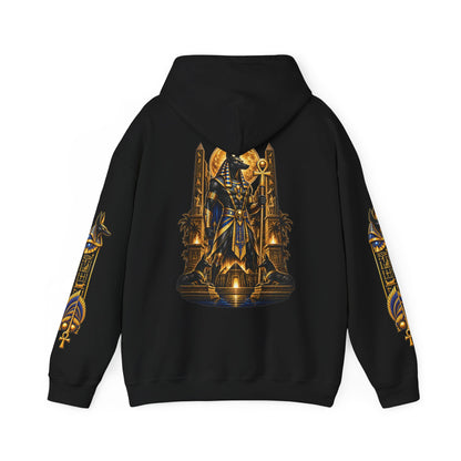 Egyptian Anubis Hoodie –  Gildan 18500 Heavy Blend Hoodie