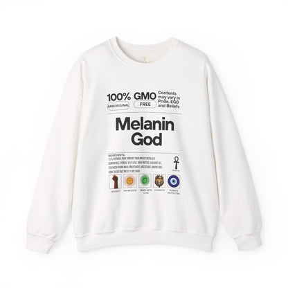 Melanin God – Gildan Heavy Blend™ 18000 Crewneck Sweatshirt