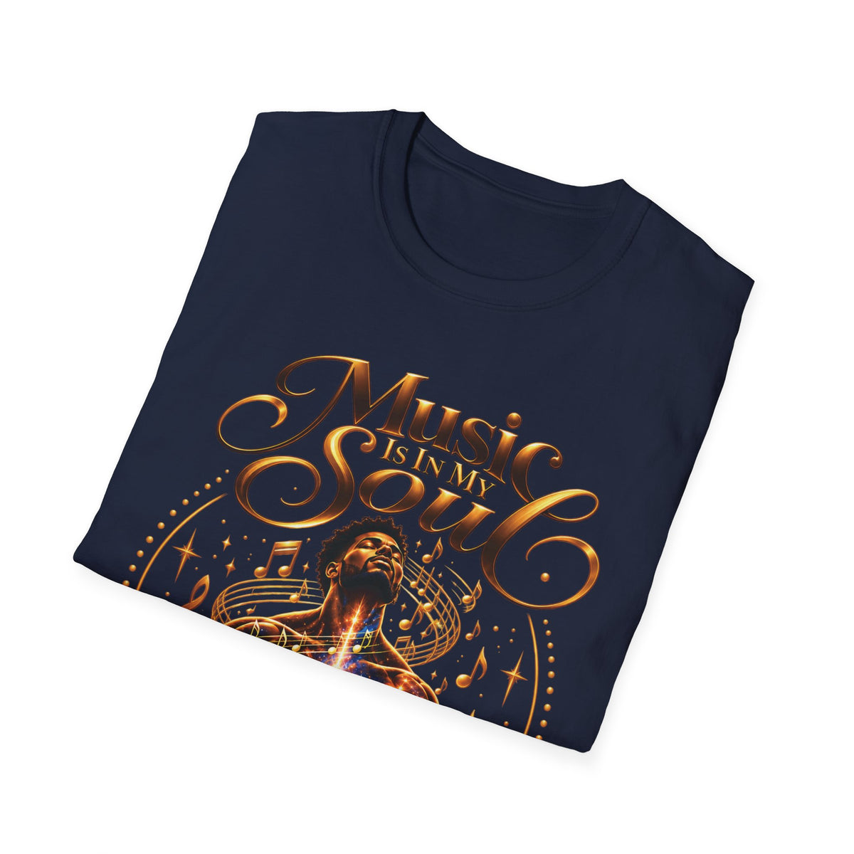 Music Is in My Soul V3 (Male)– Gildan 64000 T-Shirt