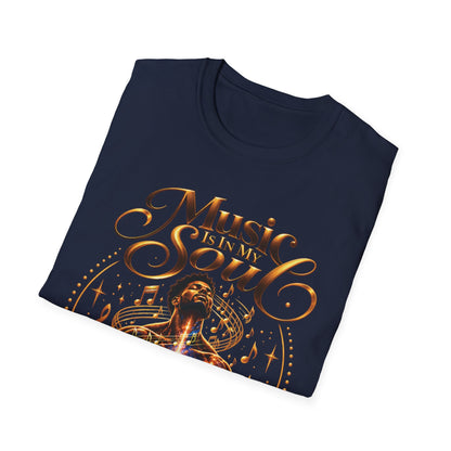 Music Is in My Soul V3 (Male)– Gildan 64000 T-Shirt