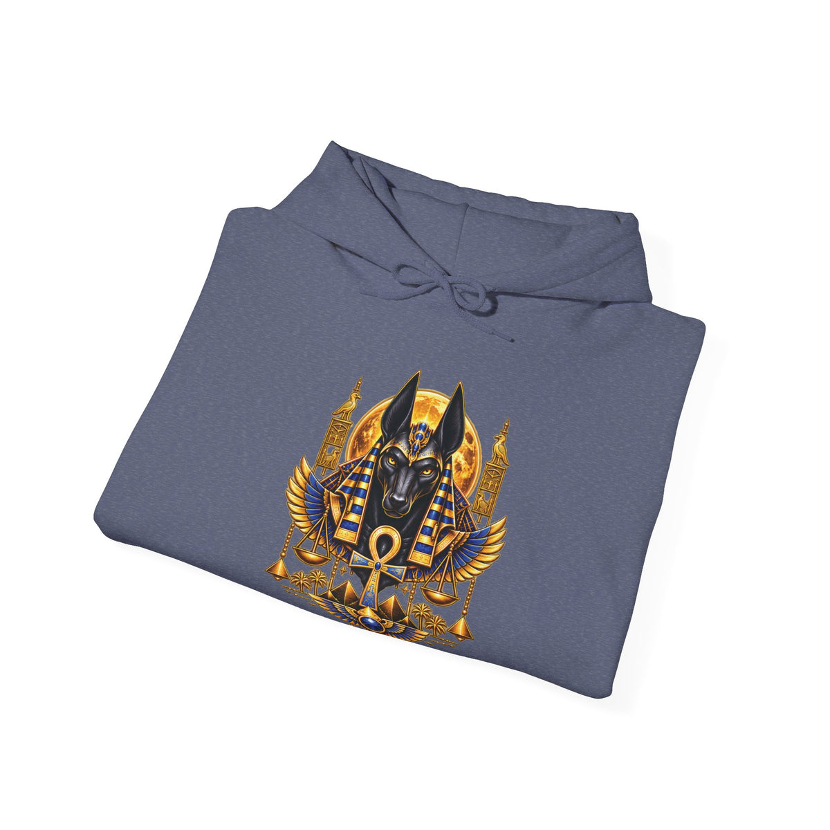 Egyptian Anubis Hoodie –  Gildan 18500 Heavy Blend Hoodie