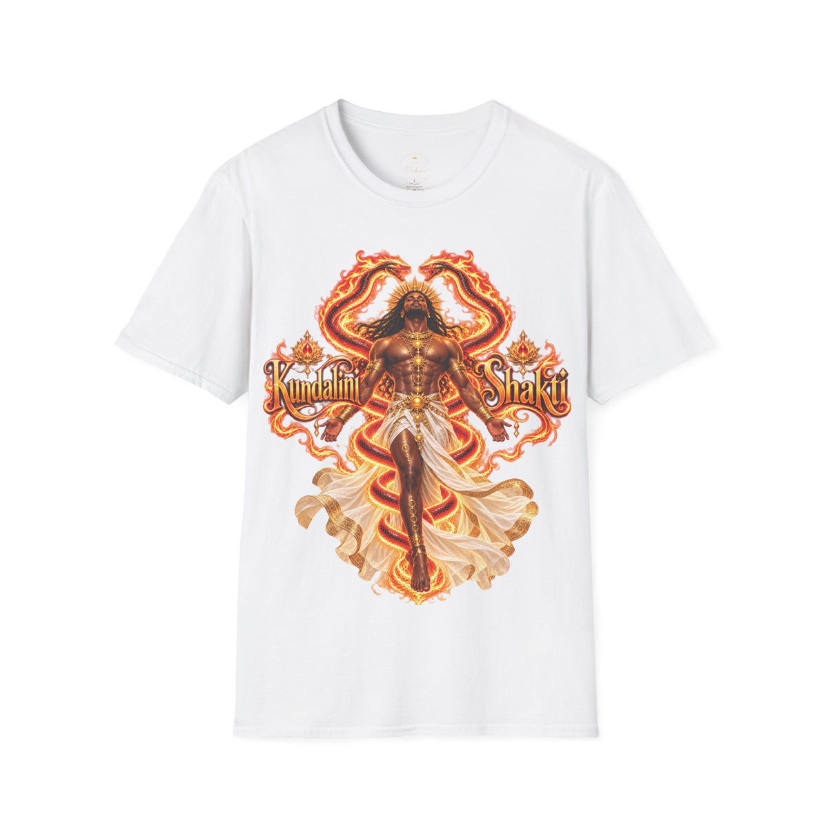 Shakti God Fire — Gildan 64000 Softstyle T-Shirt
