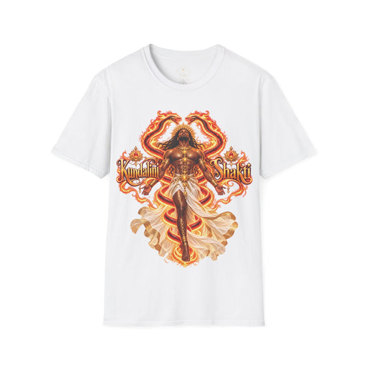 Shakti God Fire — Gildan 64000 Softstyle T-Shirt