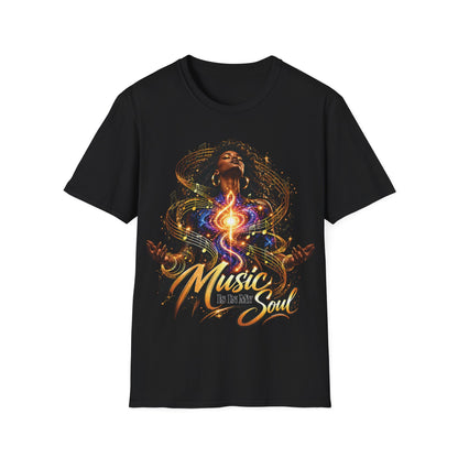 Music Is in My Soul V1 (Female) – Gildan 64000 T-Shirt