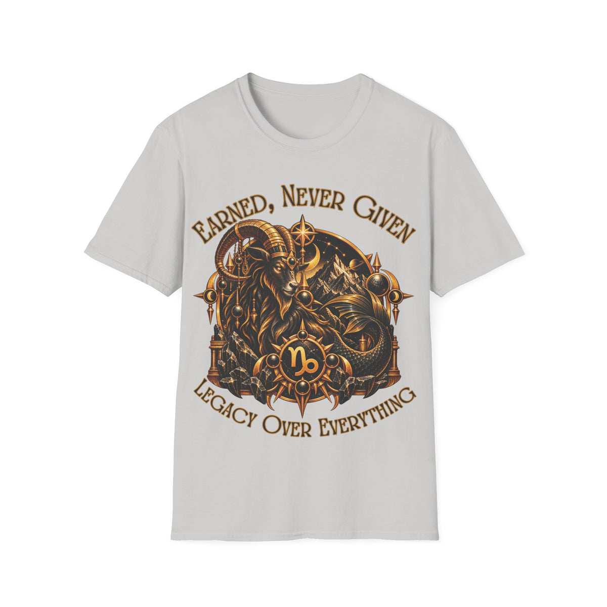 Capricorn Zodiac T-Shirt – Gildan 64000 Softstyle Tee