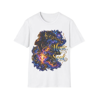 Music Is in My Soul V2 (Female) – Gildan 64000 T-Shirt