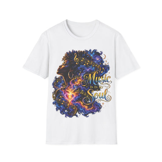 Music Is in My Soul V2 (Female) – Gildan 64000 T-Shirt