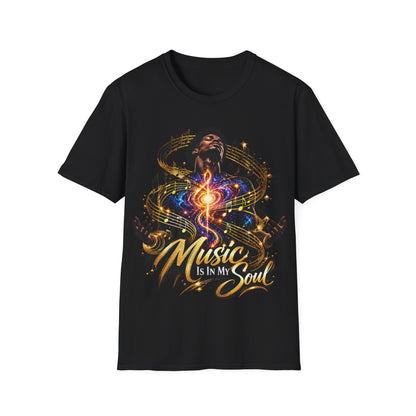 Music Is in My Soul V1 (Male) – Gildan 64000 T-Shirt