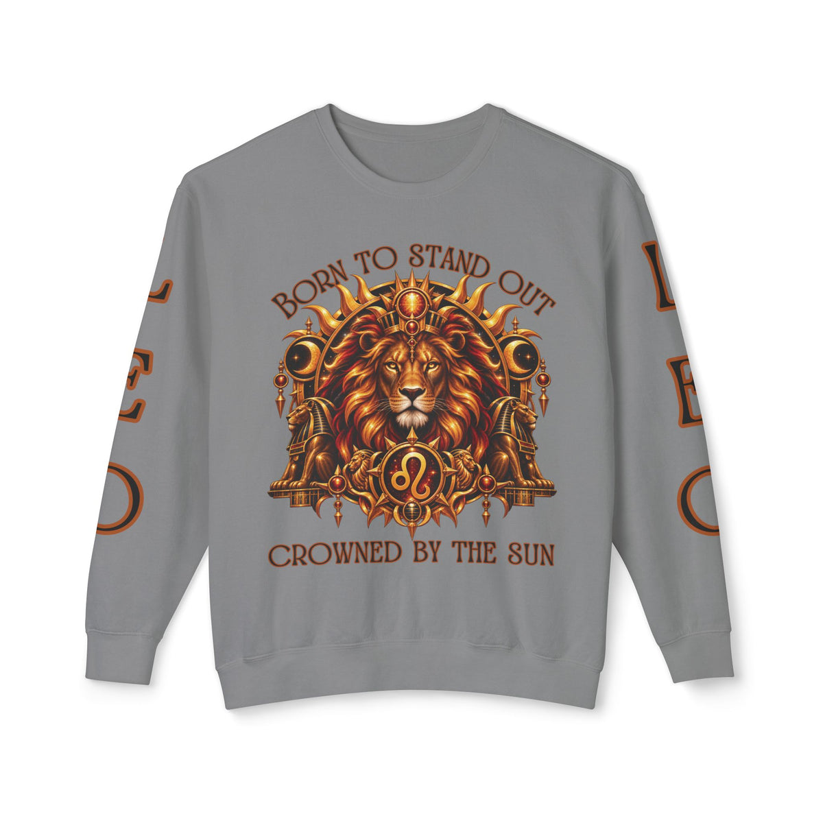 Leo Zodiac Sweatshirt – Comfort Colors 1466 Crewneck
