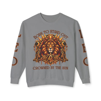 Leo Zodiac Sweatshirt – Comfort Colors 1466 Crewneck
