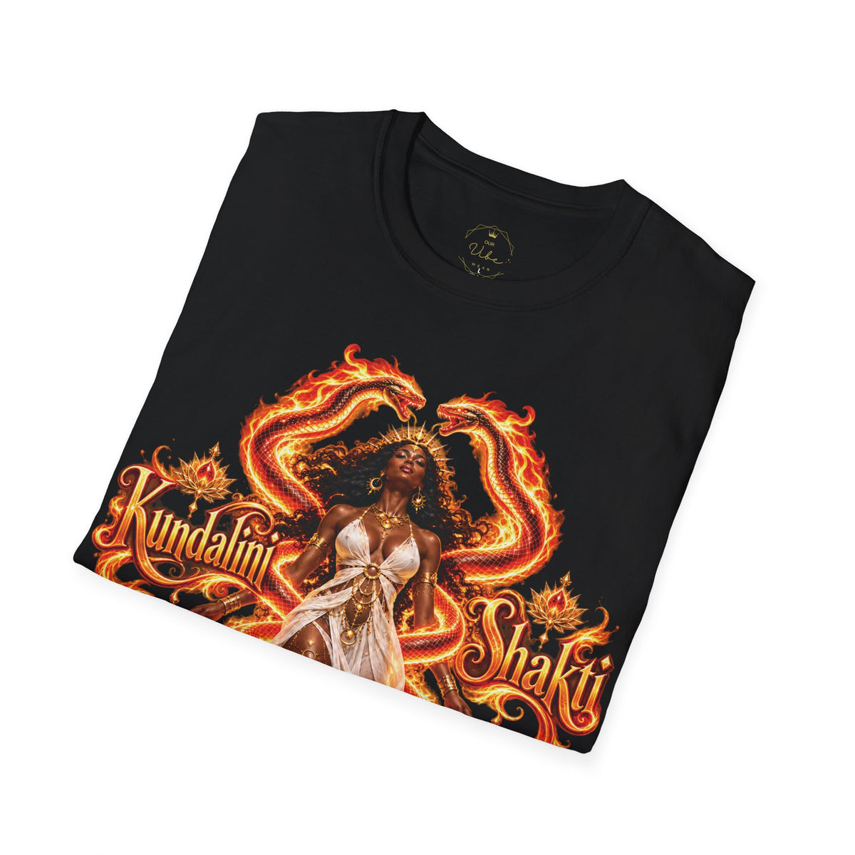 Shakti Goddess Fire — Gildan 64000 Softstyle T-Shirt