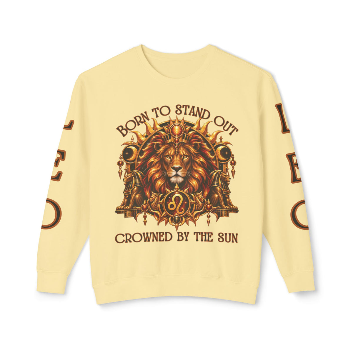 Leo Zodiac Sweatshirt – Comfort Colors 1466 Crewneck