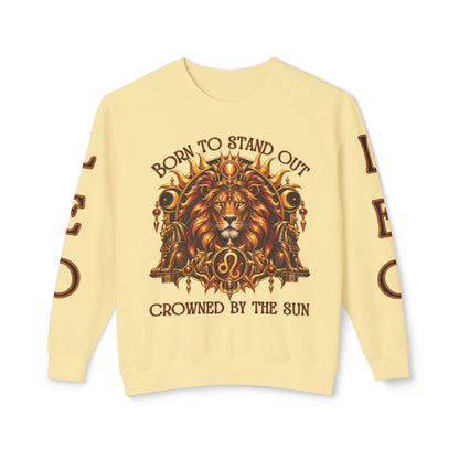 Leo Zodiac Sweatshirt – Comfort Colors 1466 Crewneck