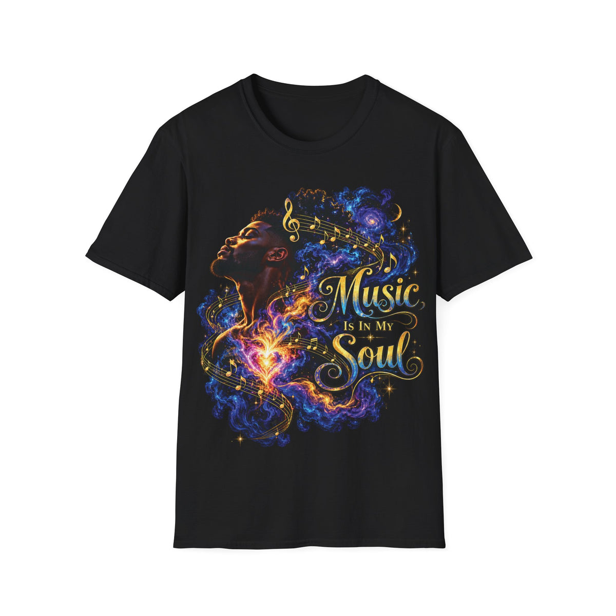 Music Is in My Soul V2 (Male)– Gildan 64000 T-Shirt