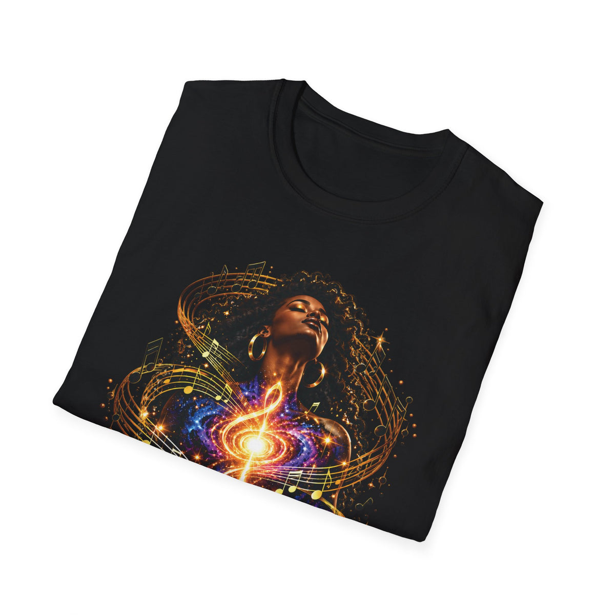 Music Is in My Soul V1 (Female) – Gildan 64000 T-Shirt