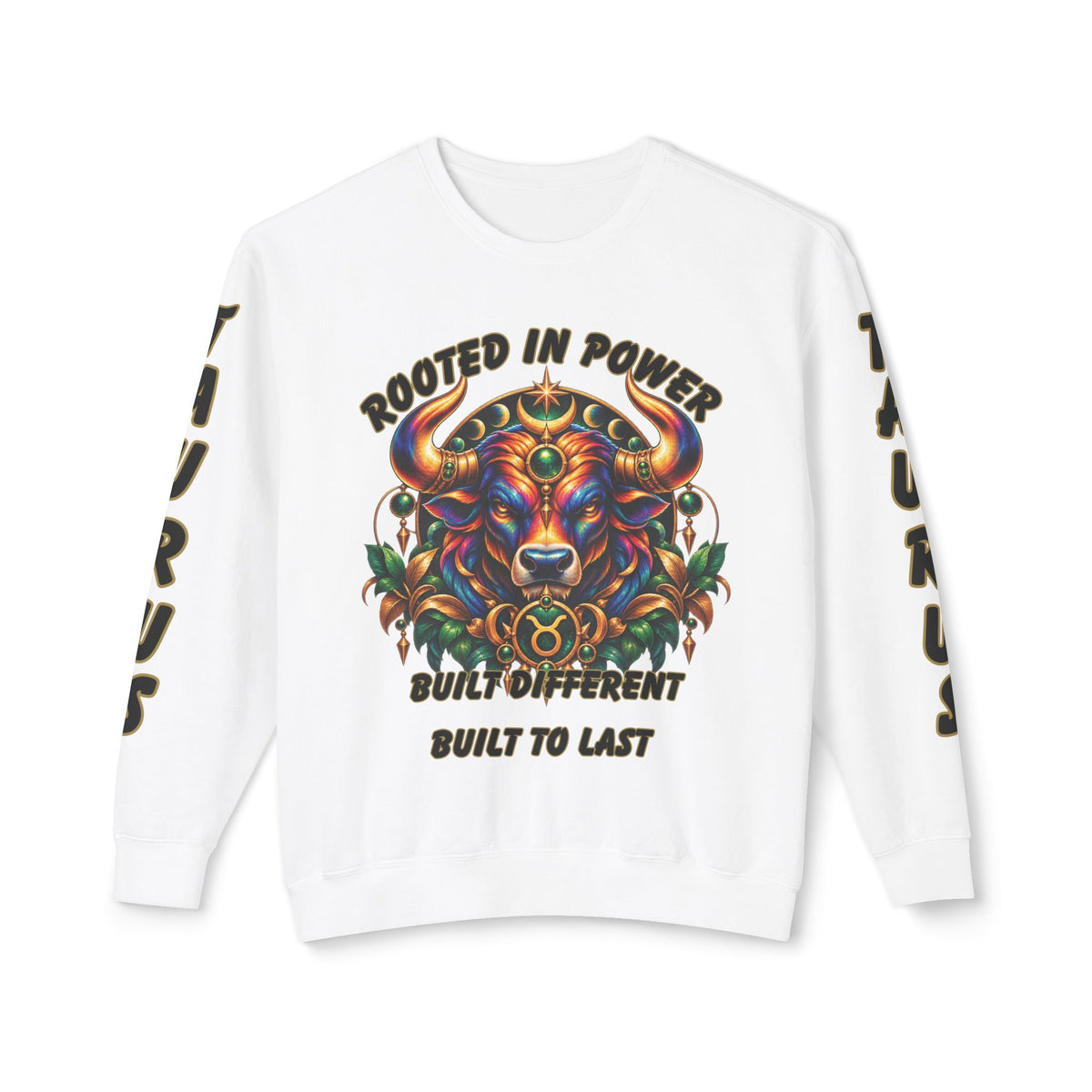 Taurus Zodiac Sweatshirt – Comfort Colors 1466 Crewneck