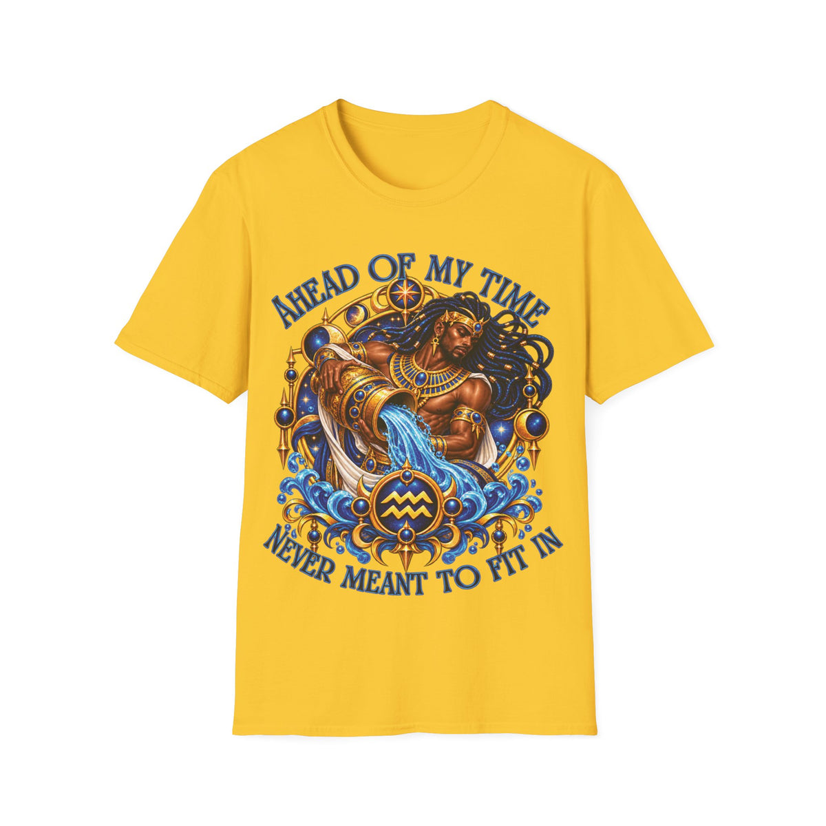 Aquarius Zodiac T-Shirt – Gildan 64000 Softstyle Tee