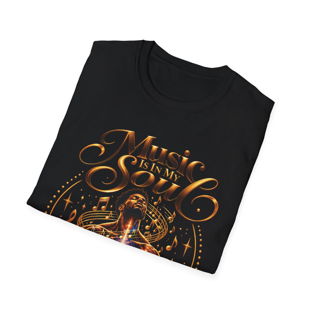 Music Is in My Soul V3 (Male)– Gildan 64000 T-Shirt