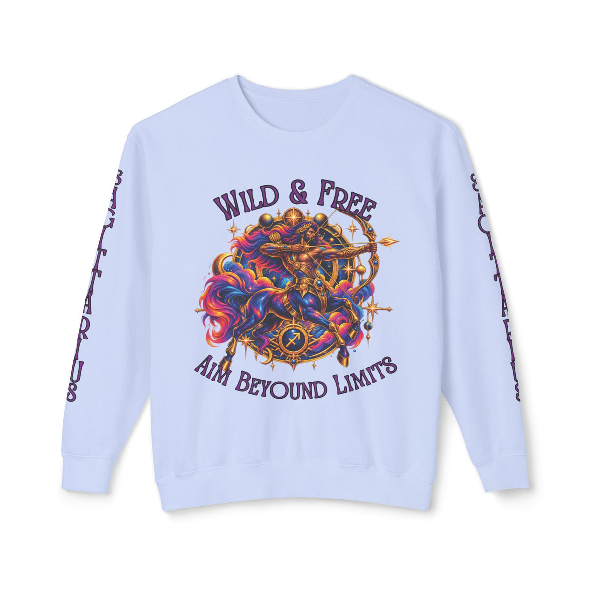 Sagittarius Zodiac Sweatshirt – Comfort Colors 1466 Crewneck