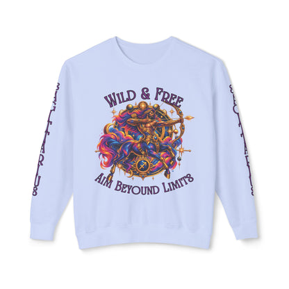 Sagittarius Zodiac Sweatshirt – Comfort Colors 1466 Crewneck