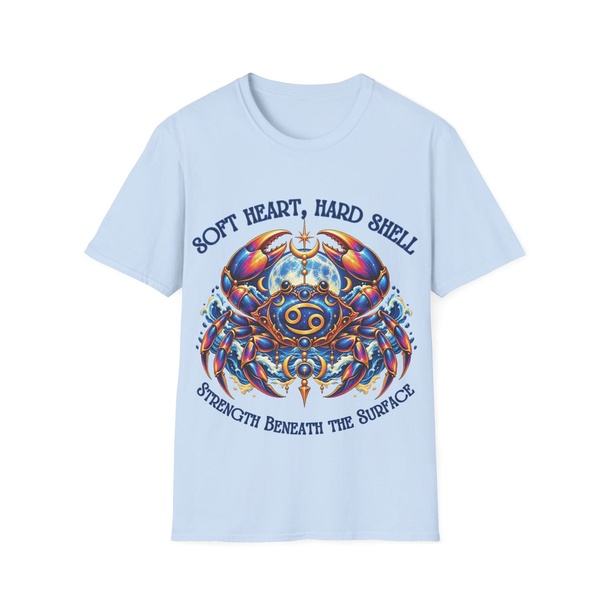 Cancer Zodiac T-Shirt – Gildan 64000 Softstyle Tee