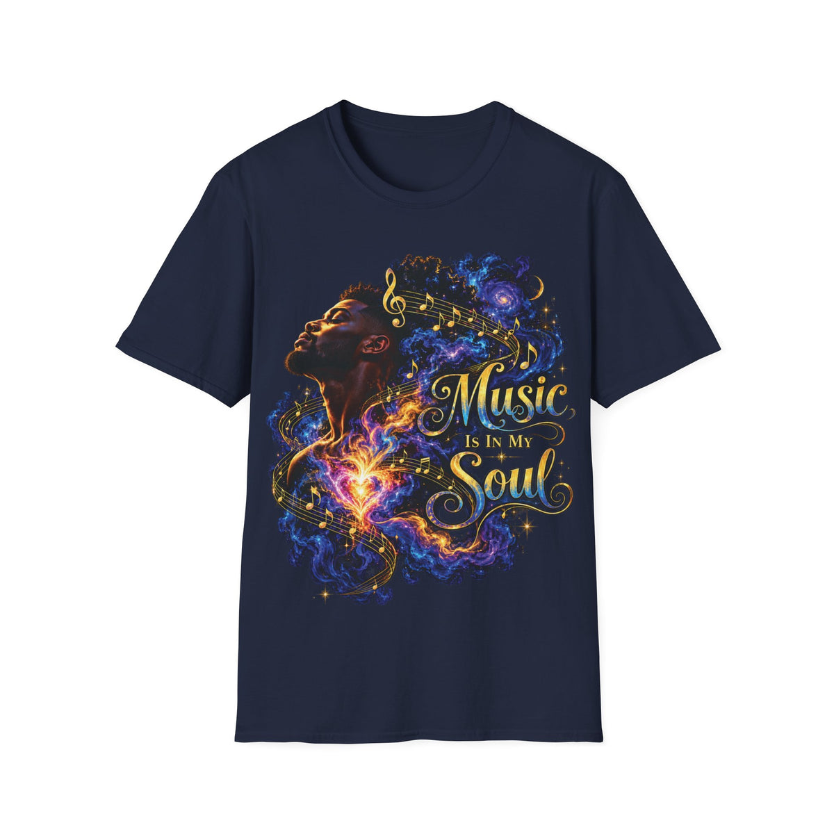 Music Is in My Soul V2 (Male)– Gildan 64000 T-Shirt