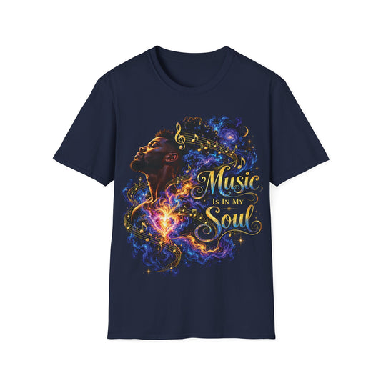 Music Is in My Soul V2 (Male)– Gildan 64000 T-Shirt