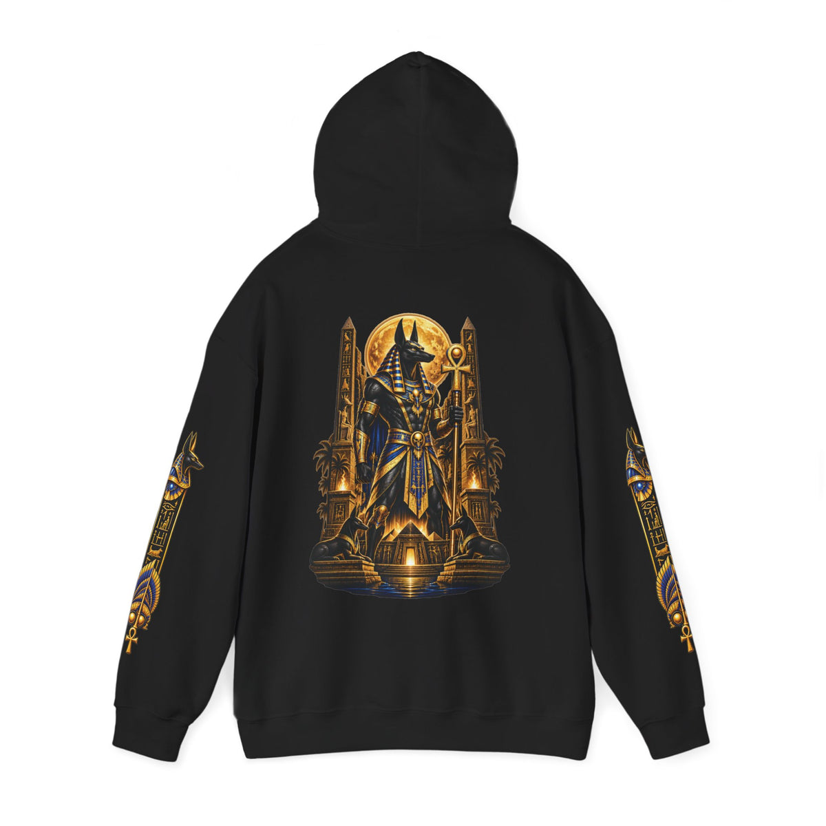 Egyptian Anubis Hoodie –  Gildan 18500 Heavy Blend Hoodie