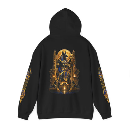 Egyptian Anubis Hoodie –  Gildan 18500 Heavy Blend Hoodie
