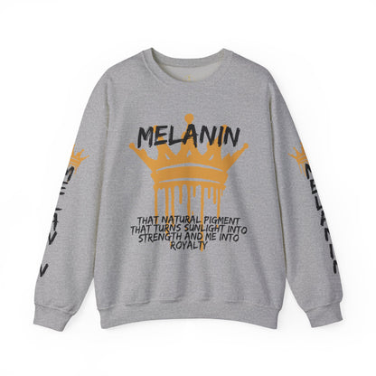 Melanin Is Royalty – Gildan 18000 Heavy Blend™ Crewneck Sweatshirt