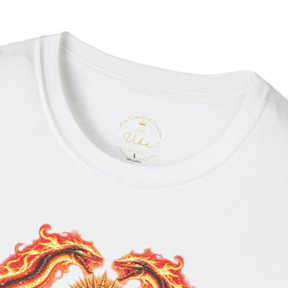Shakti God Fire — Gildan 64000 Softstyle T-Shirt