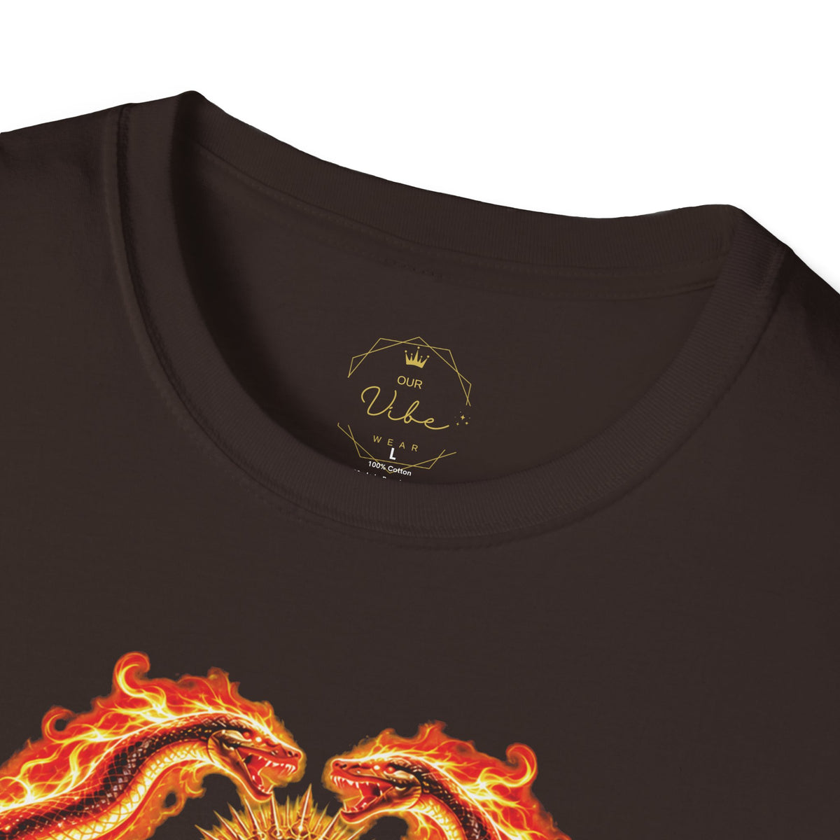 Shakti God Fire — Gildan 64000 Softstyle T-Shirt