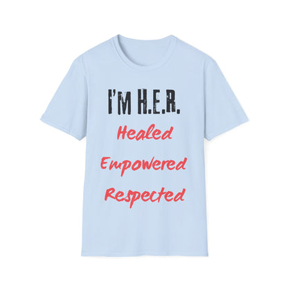 I'm H.E.R. V3 — Gildan 6400 T-Shirt