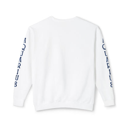 Aquarius Zodiac Sweatshirt – Comfort Colors 1466 Crewneck