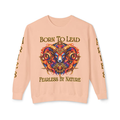 Aries Zodiac Sweatshirt – Comfort Colors 1466 Crewneck
