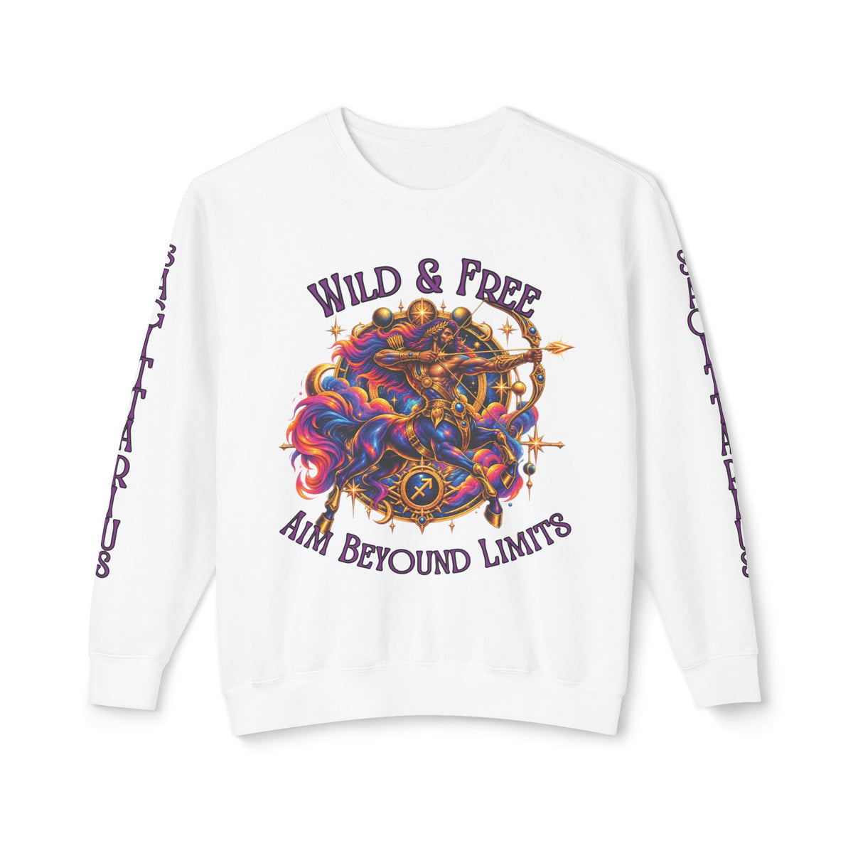 Sagittarius Zodiac Sweatshirt – Comfort Colors 1466 Crewneck