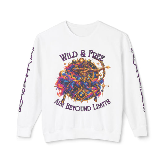 Sagittarius Zodiac Sweatshirt – Comfort Colors 1466 Crewneck