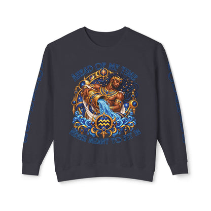 Aquarius Zodiac Sweatshirt – Comfort Colors 1466 Crewneck