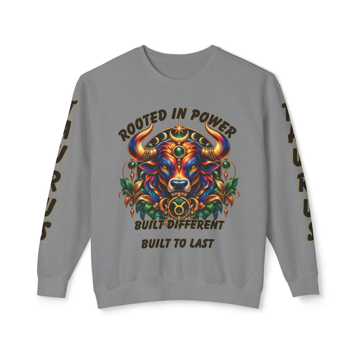 Taurus Zodiac Sweatshirt – Comfort Colors 1466 Crewneck