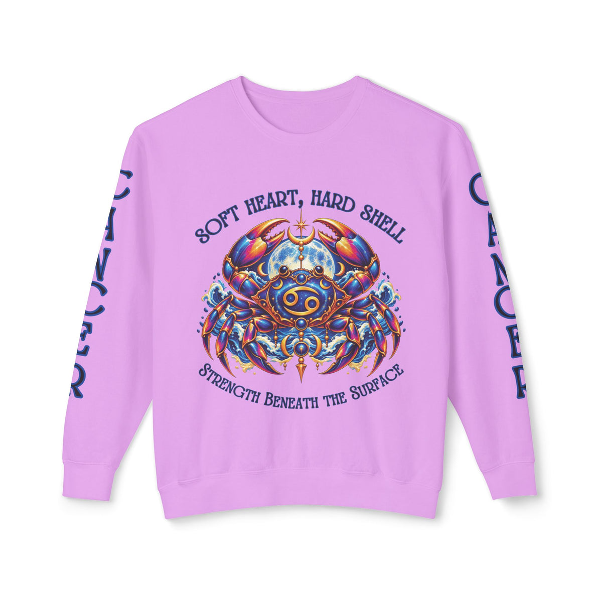 Cancer Zodiac Sweatshirt – Comfort Colors 1466 Crewneck