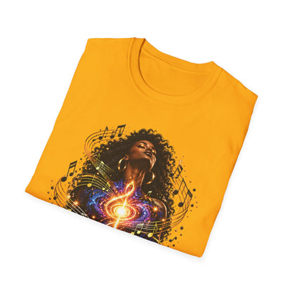 Music Is in My Soul V1 (Female) – Gildan 64000 T-Shirt